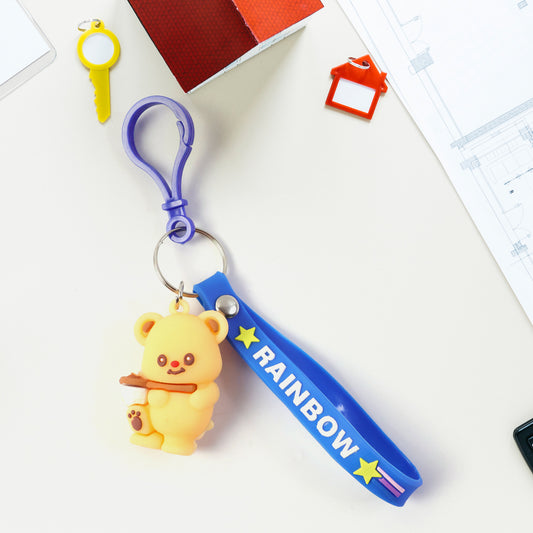 Cute Bear Character Keychain (1 Pc)